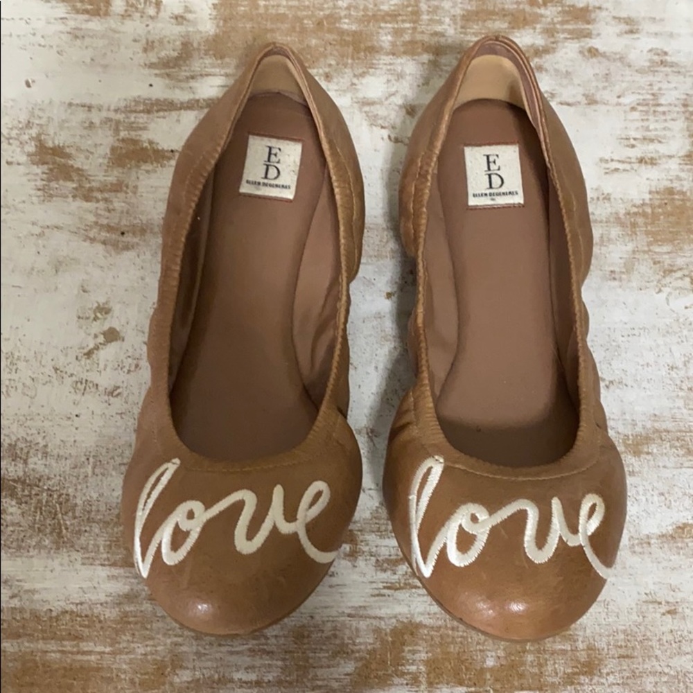 ED Ellen leather ballet flats